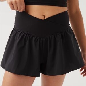 Aerie Real Me Ruched Pocket Flowy Shorts
